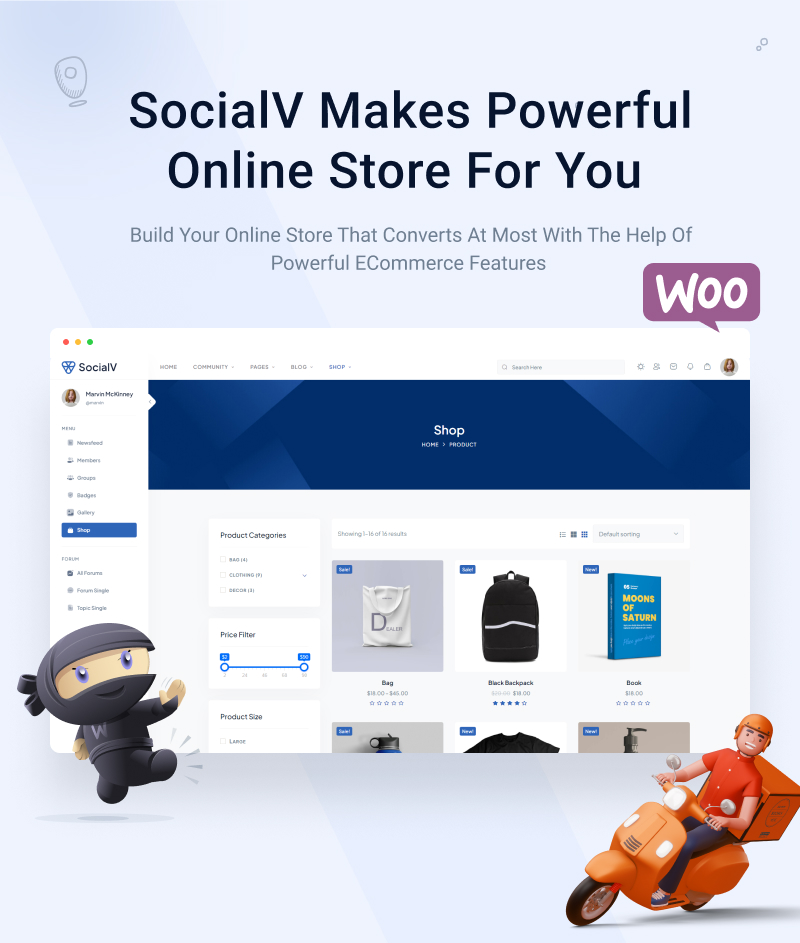 SocialV - Social Network and Community BuddyPress Theme - 34