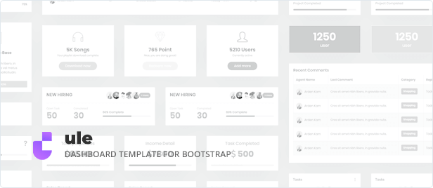 Dashboard Template for Bootstrap