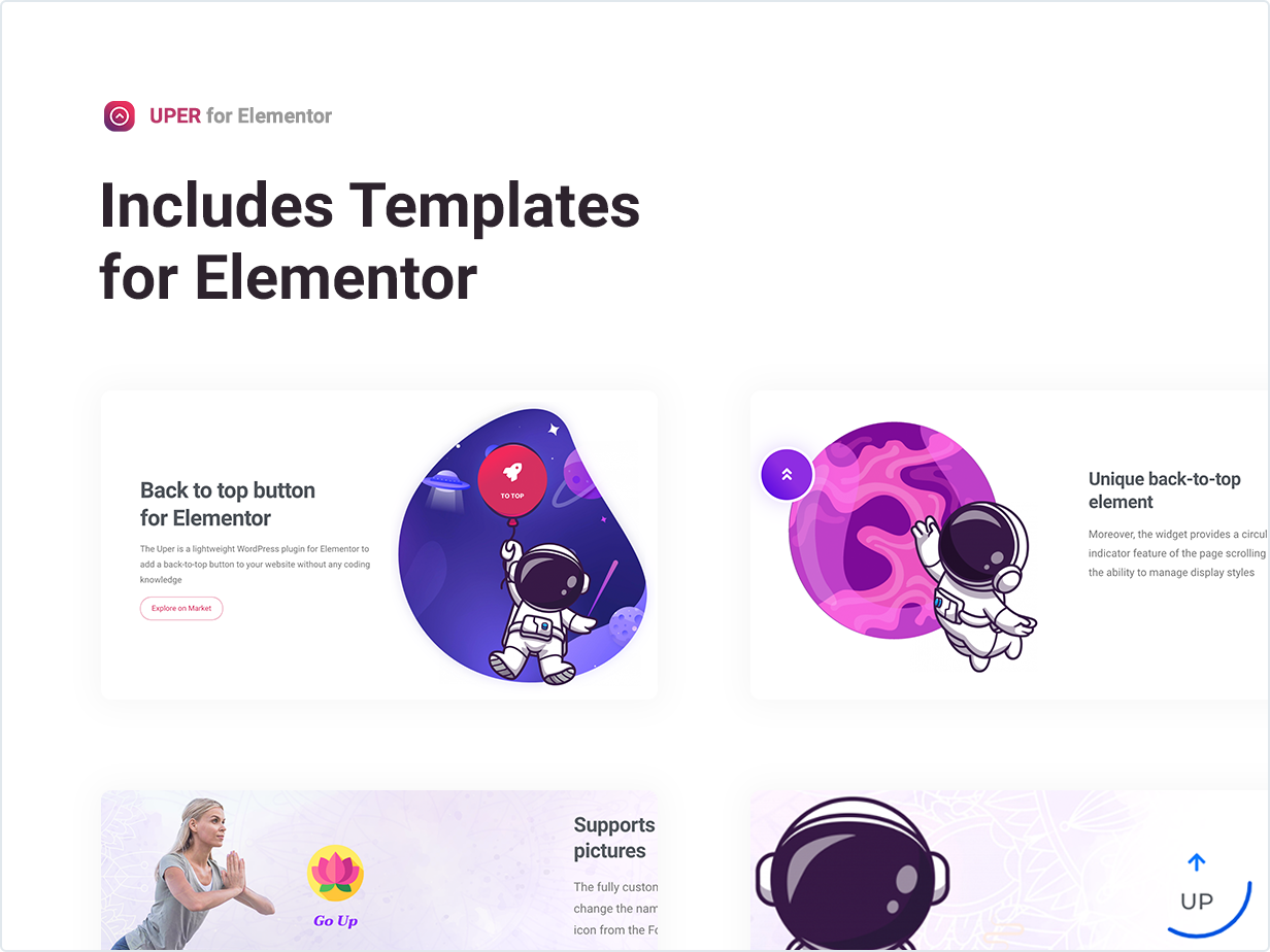 Includes Templates for Elementor
