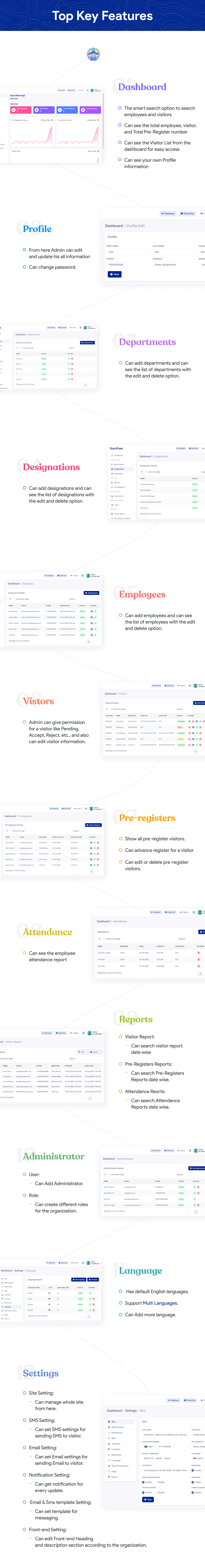 Visitor Pass Management System
