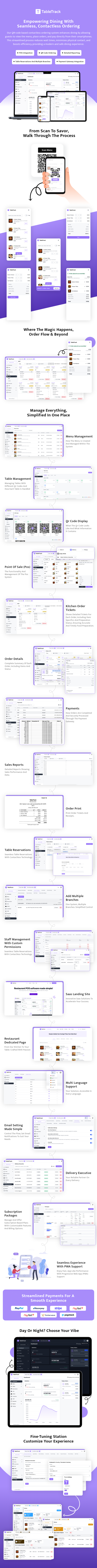 TableTrack - The Complete SaaS Restaurant Management Solution - 4