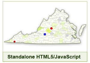 interactive map of virginia counties Interactive Map Of Virginia By Clickmaps Codecanyon interactive map of virginia counties