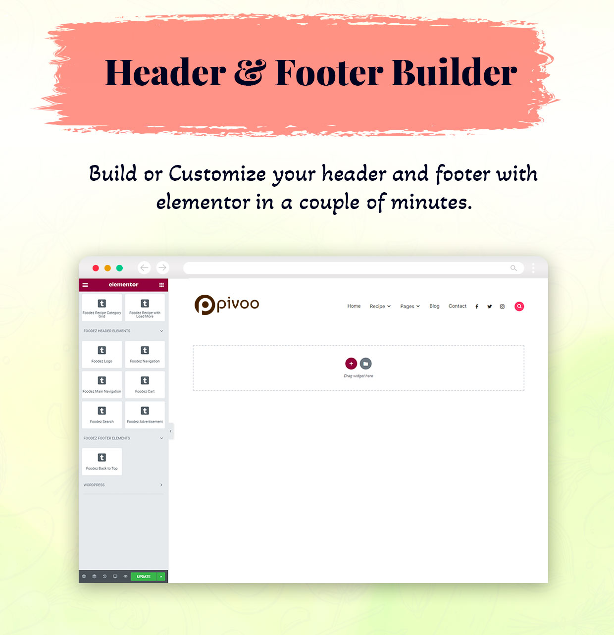 footer builder