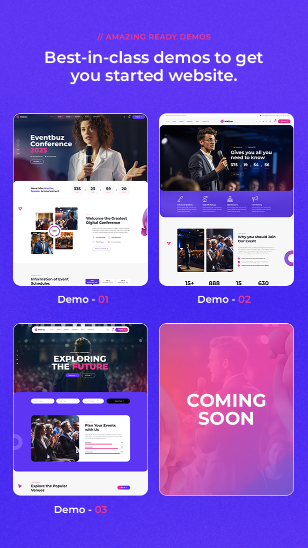 Motivec - Conference and Events WordPress Theme