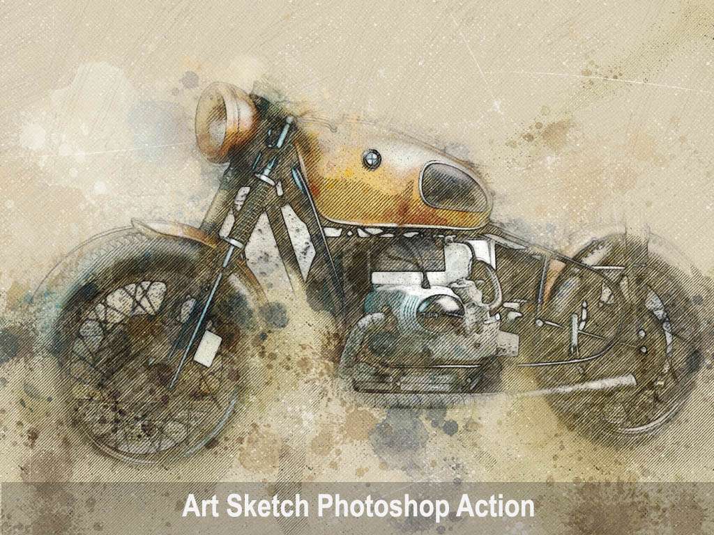 Art Sketch Photoshop Action