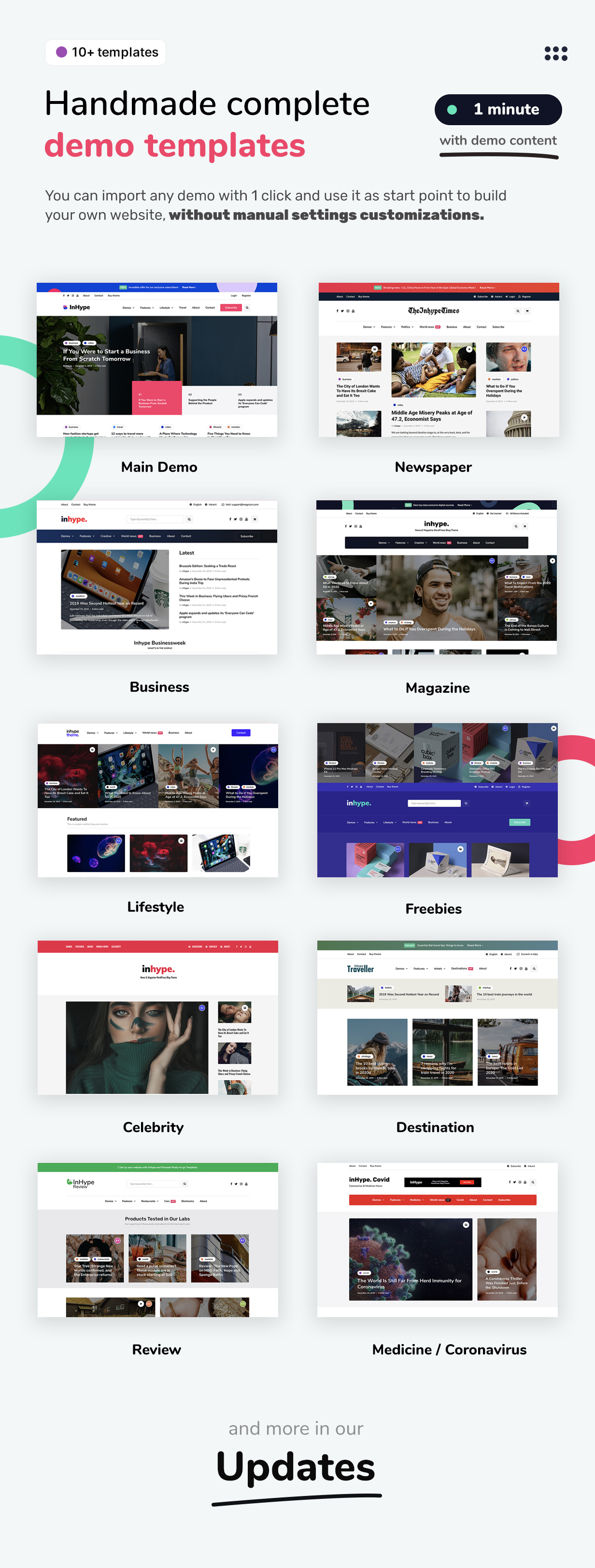 InHype - Blog & Magazine WordPress Theme