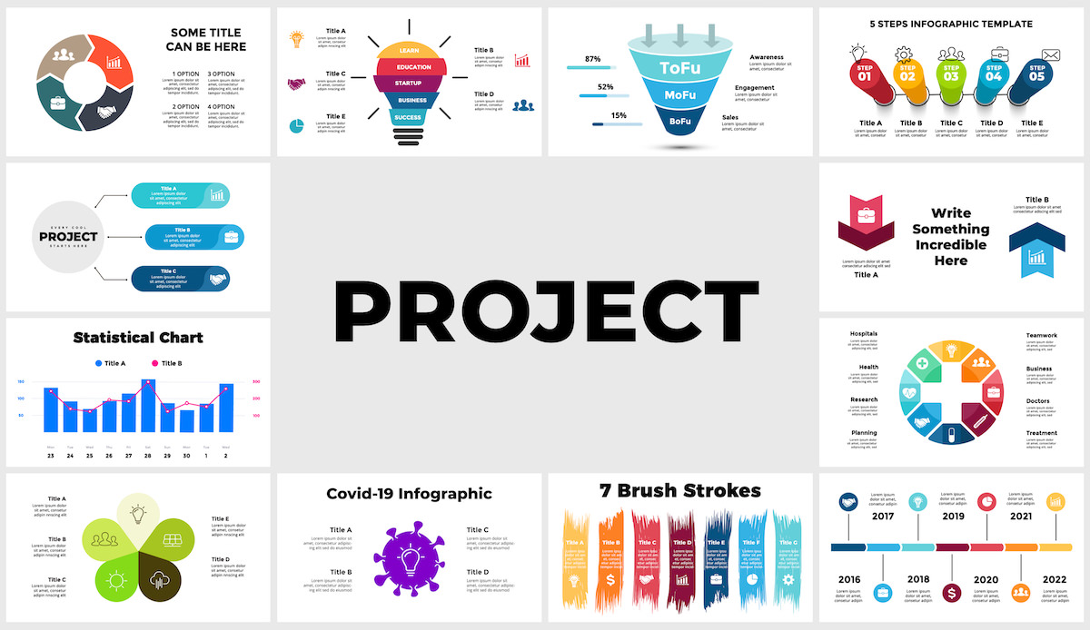 Wowly - 3500 Infographics & Presentation Templates! Updated! PowerPoint Canva Figma Sketch Ai Psd. - 42