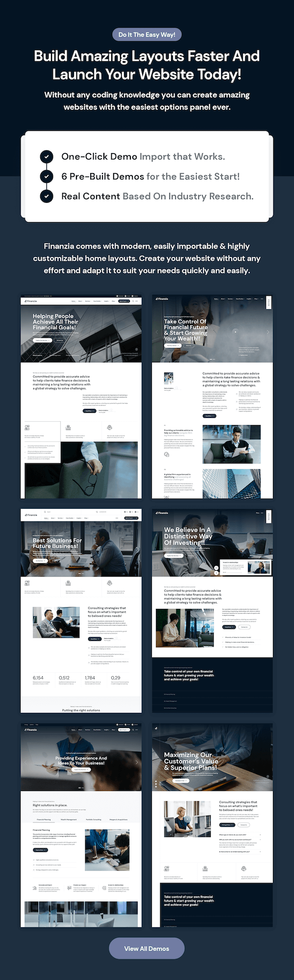 Finanzia - Modern Consulting And Finance Services WordPress Theme - 5