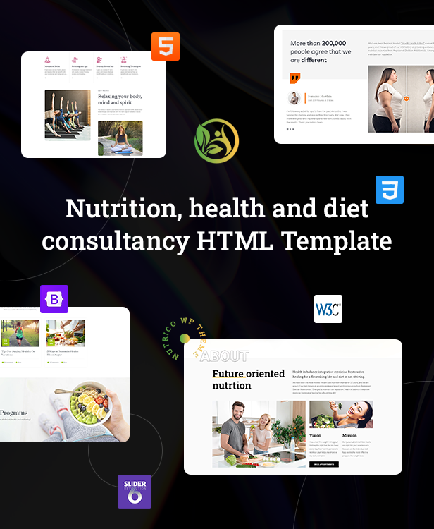 Nutricare HTML5 Template