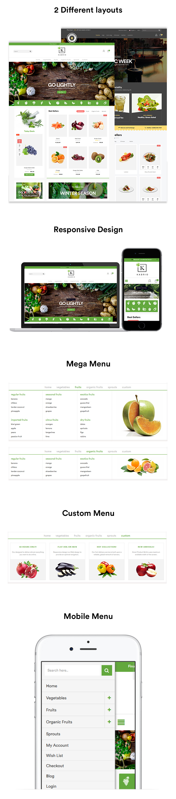 food HTML theme