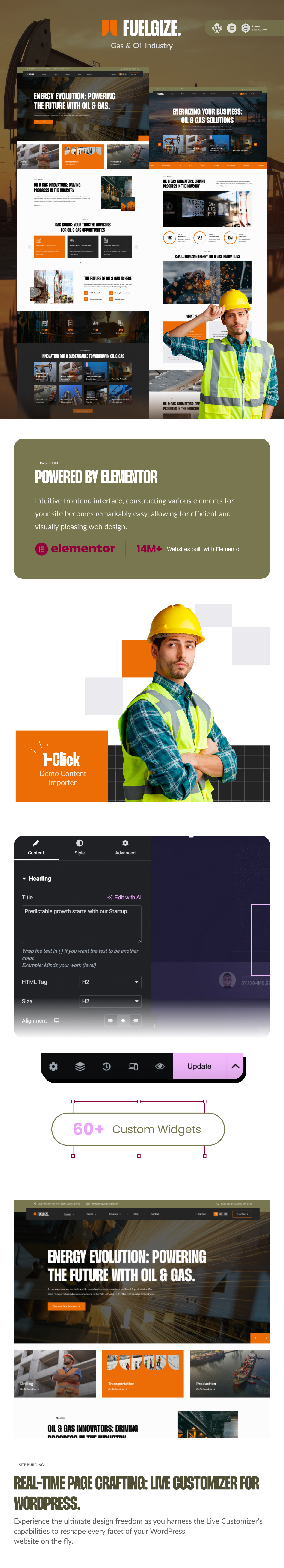 Fuelgize - Oil & Gas Industry WordPress Theme - 2