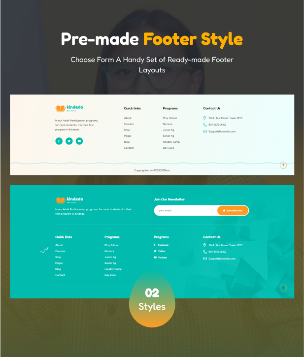 Kindedo - Kindergarten & School WordPress Theme + RTL