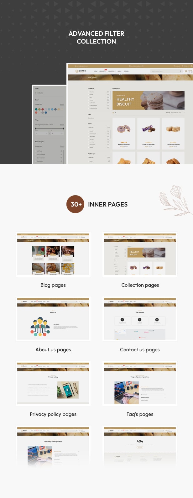 Banno - The Bakery & Chocolate eCommerce HTML5 Template - 3