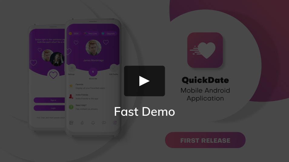 QuickDate IOS- Mobile Social Dating Platform Application - 2