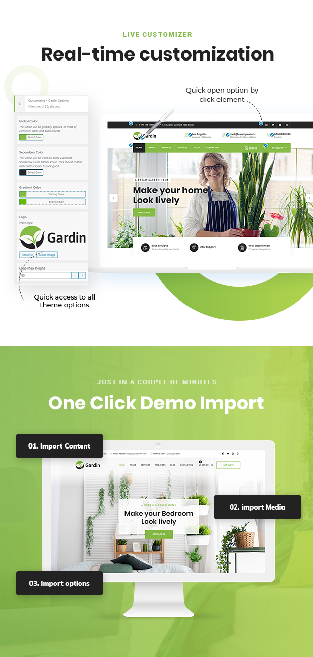 Gardin WordPress Theme