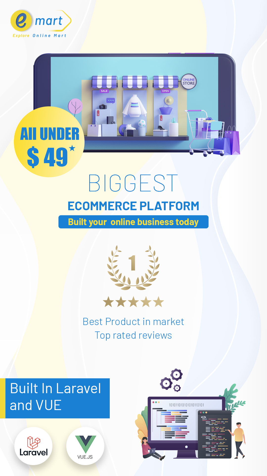 emart - Laravel Multi-Vendor eCommerce Advanced CMS - 3