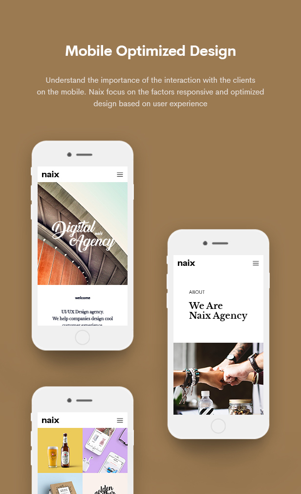 Naix - Creative & High Performance Portfolio WordPress Theme