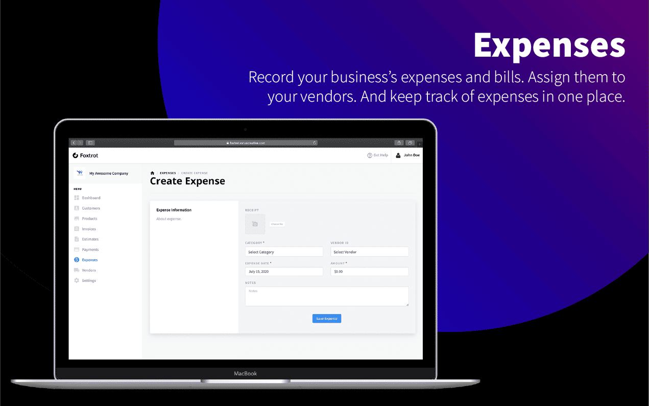 Foxtrot (SaaS) - Customer, Invoice and Expense Management System - 12