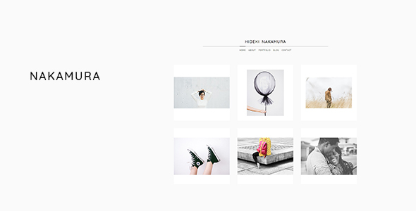 Nakamura - Minimal Photography and Portfolio WordPress Theme