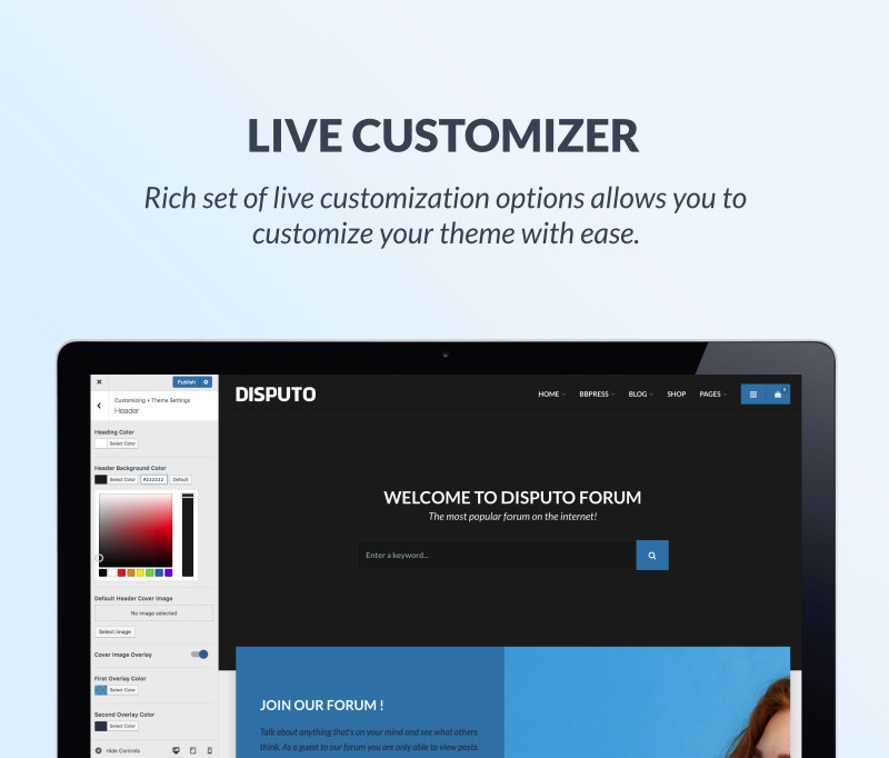 Disputo bbPress theme