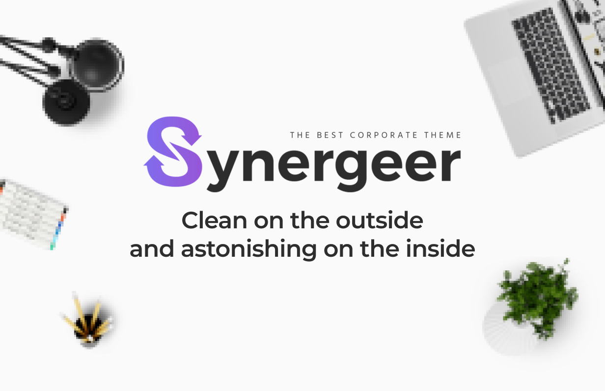Synergeer - Corporate Creative WordPress Theme - 1