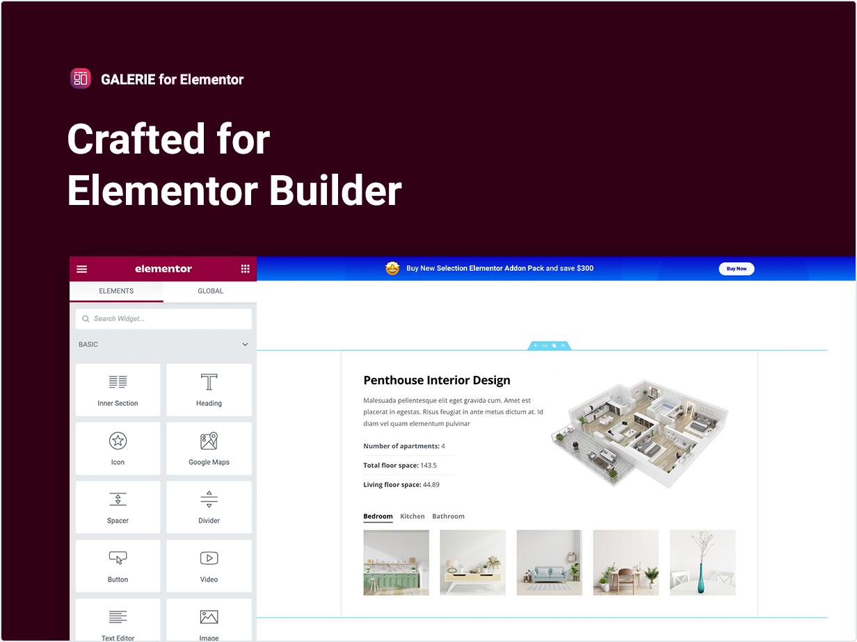 Crafted for Elementor Builder