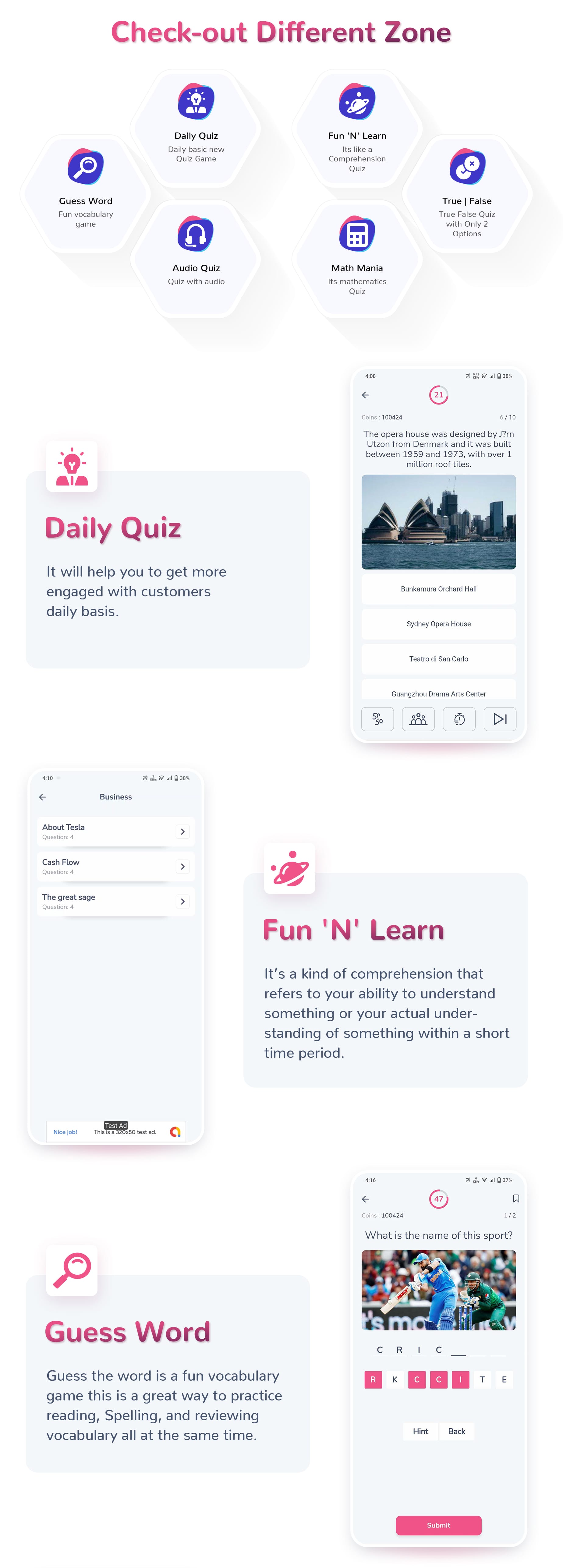 Elite Quiz - Trivia Quiz | Quiz Game - Flutter Full App + Admin Panel - 18