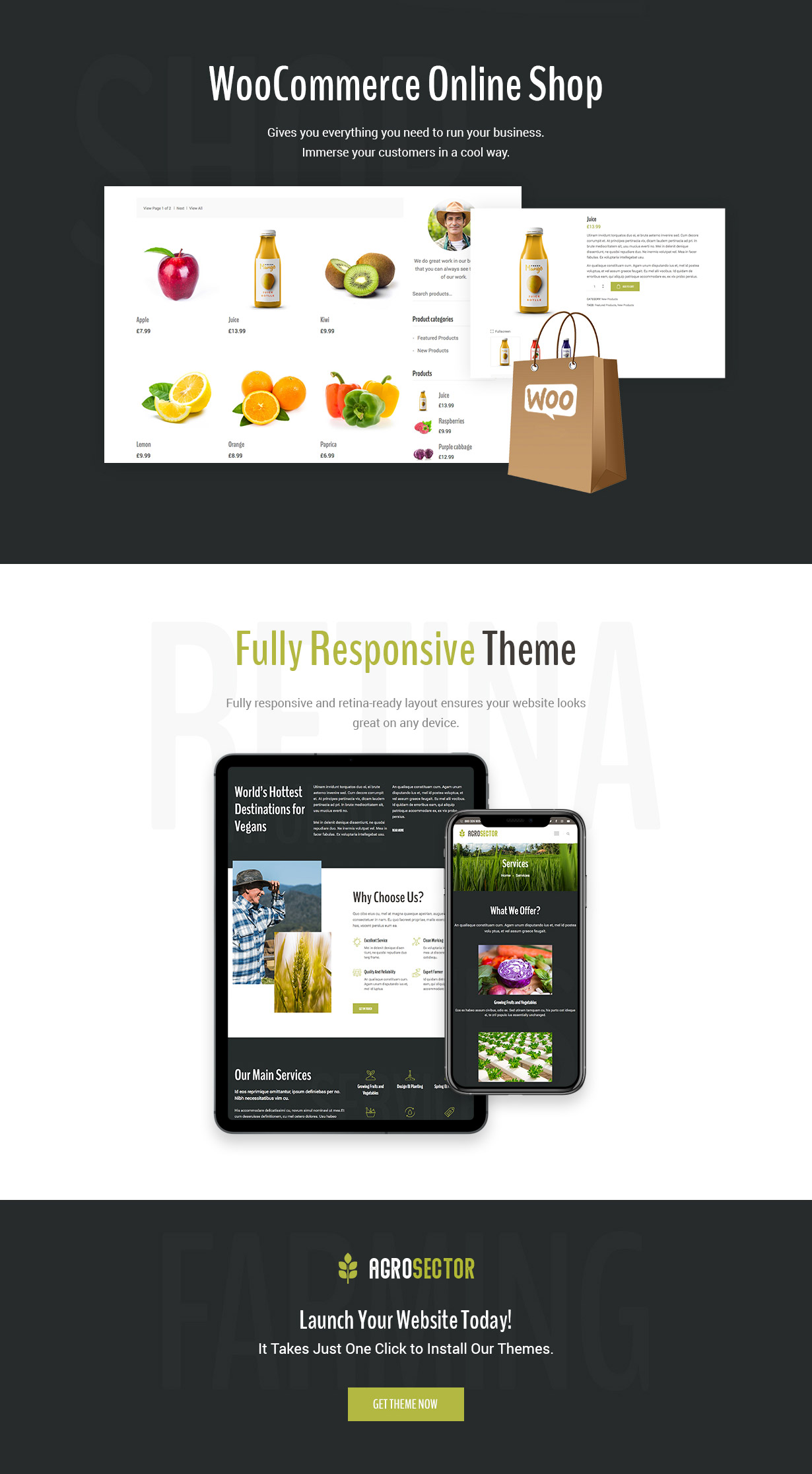 Agrosector - Agriculture & Organic Food WordPress Theme - 5
