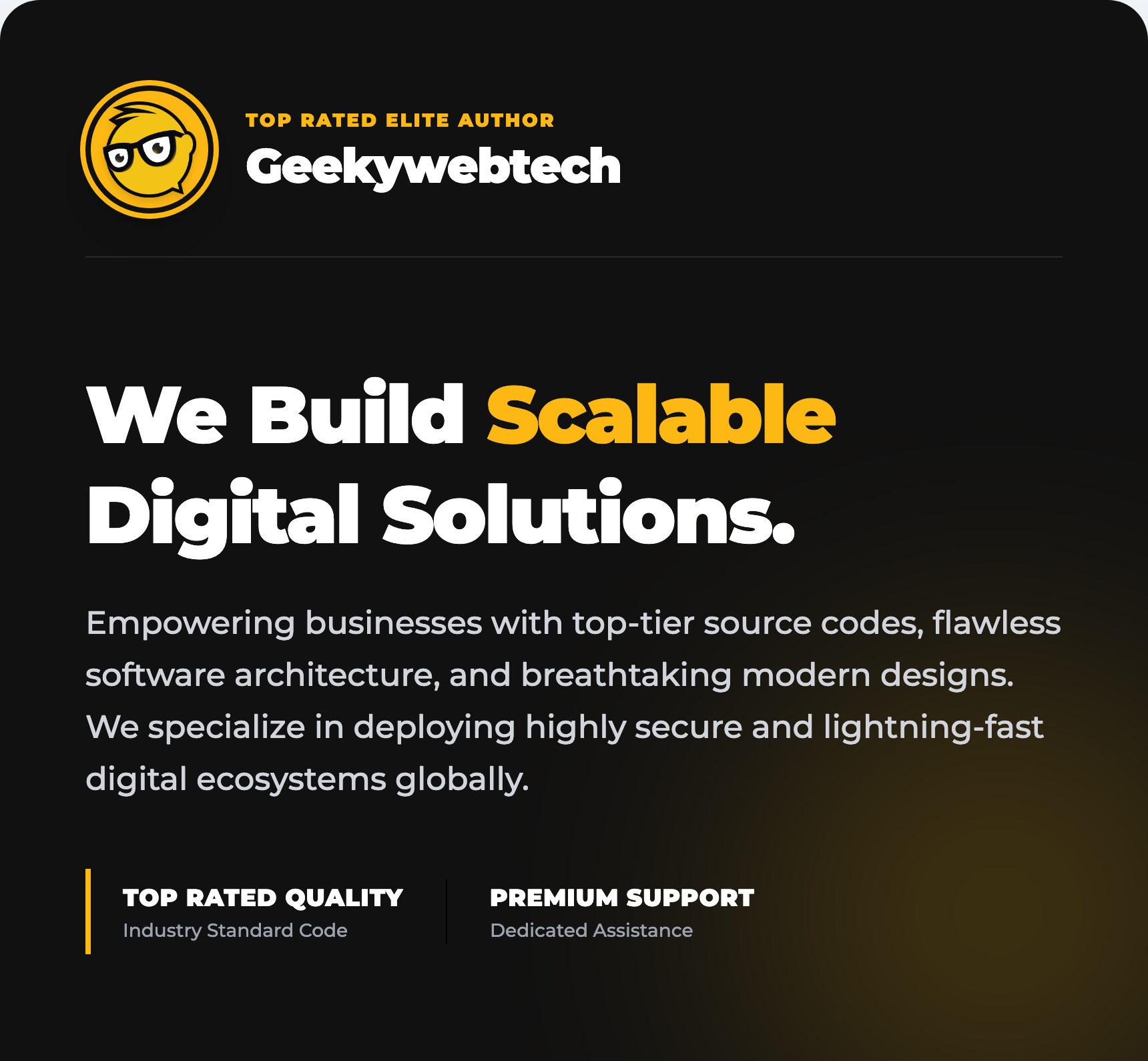 We Build Scalable Digital Solutions