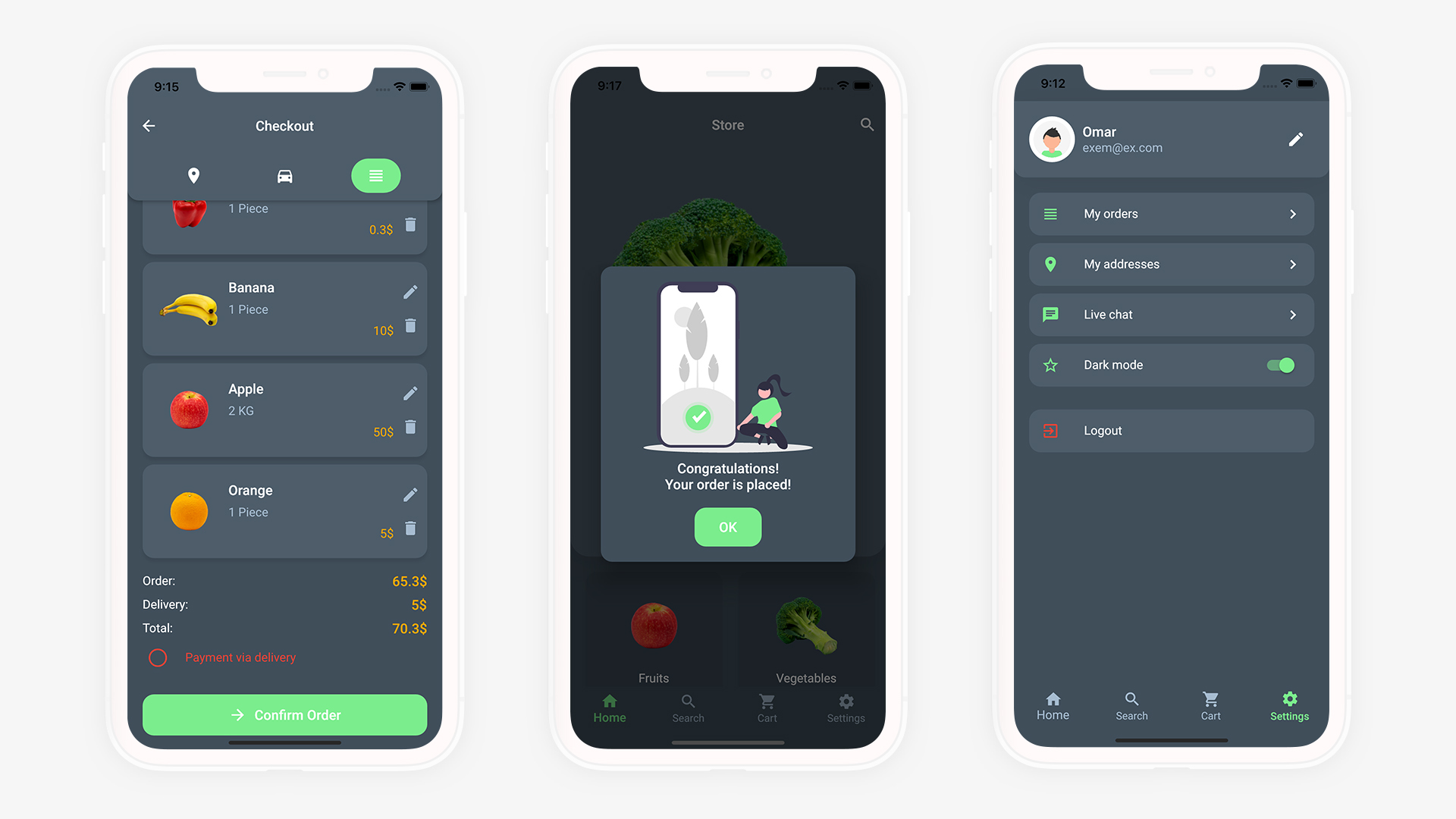 Flutter Grocery: Full Android + iOS eCommerce App - 20