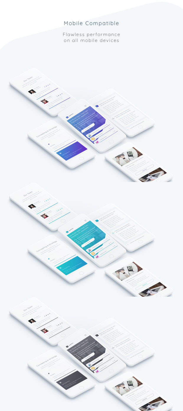 Appfolio Mobile App Development Agency Html5 Template