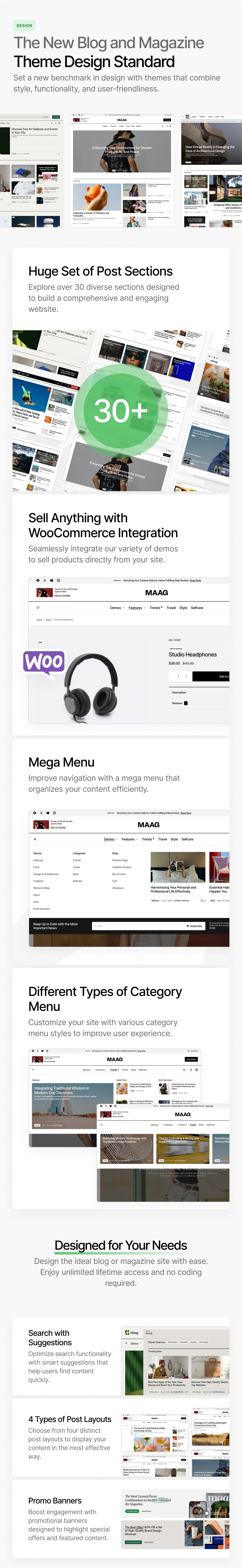 Maag - Modern Blog & Magazine WordPress Theme