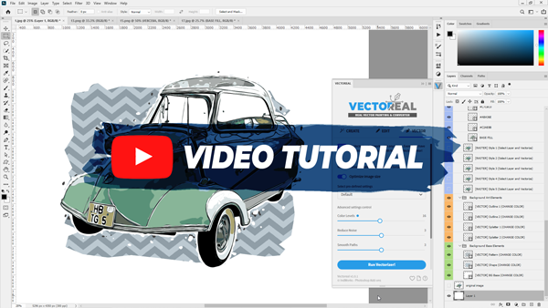 GraphicRiver - Vectoreal - Real Vector Painting & Converter Photoshop Plugin 26621382