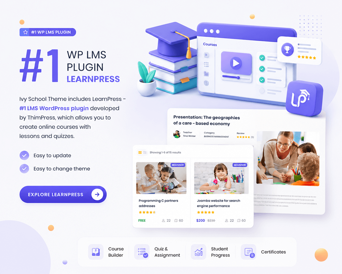 IvyPrep - School and University WordPress Theme
