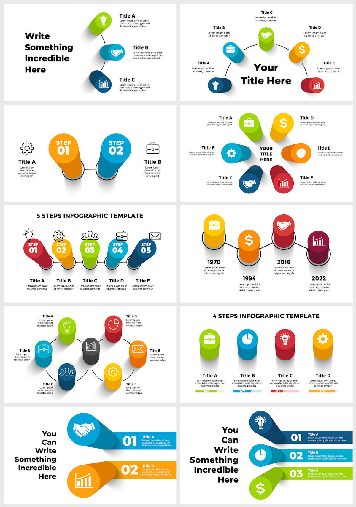 Wowly - 3500 Infographics & Presentation Templates! Updated! PowerPoint Canva Figma Sketch Ai Psd. - 114