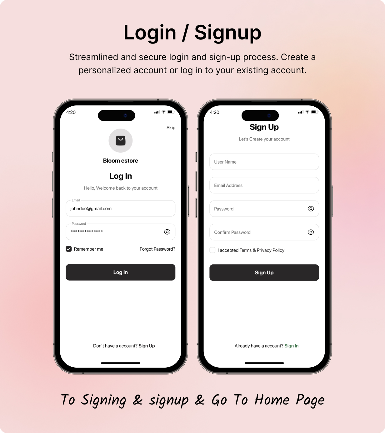 Bloom Store App - E-commerce Store app in Flutter 3.x (Android, iOS) with WooCommerce Full App - 6