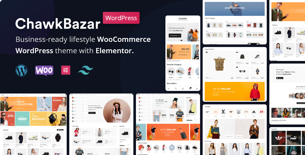 Lifestyle Woocommerce theme, E-commerce theme, woocommerce, quick carting. elementor