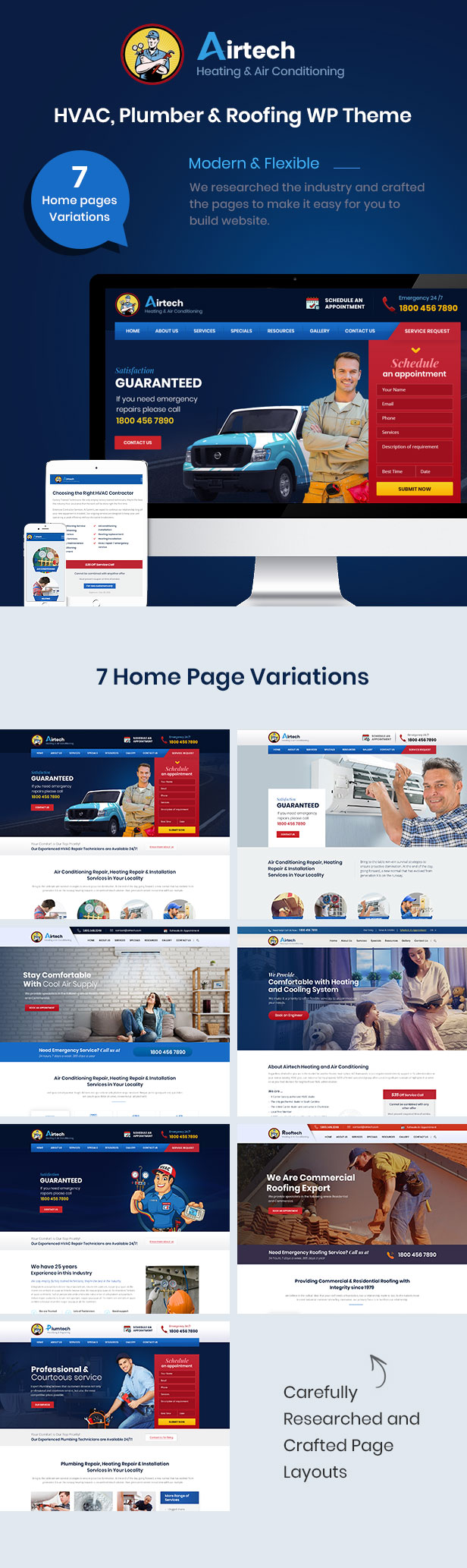 heating wp theme