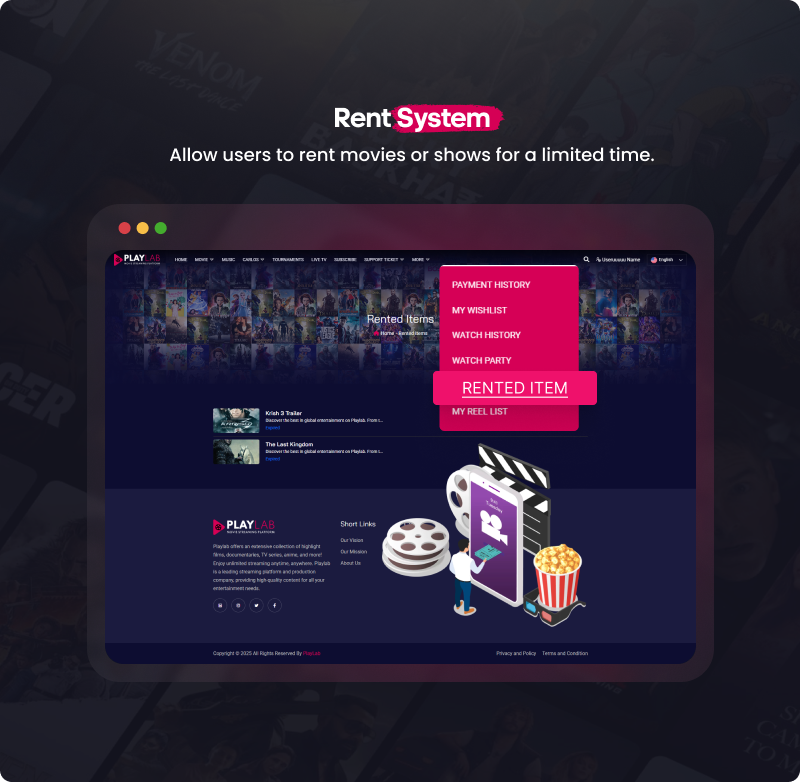 PlayLab - On Demand Movie Streaming Platform - 11