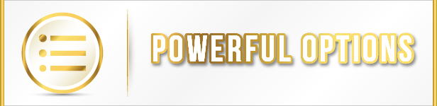 Powerful And Extravagant Options Feature