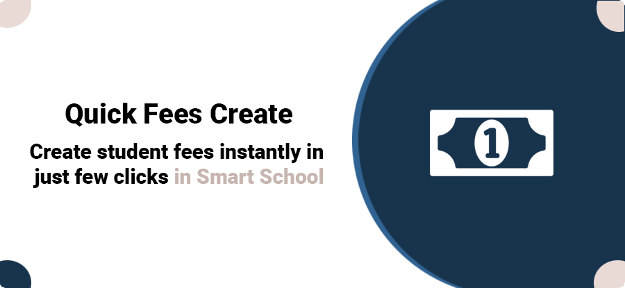 Smart School Quick Fees Create addon