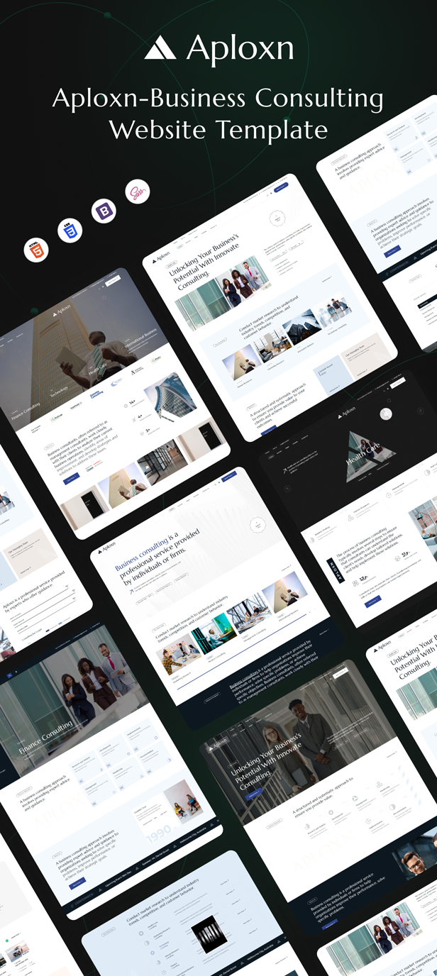 Aploxn - Business Consulting HTML Template - 2