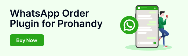 WhatsApp Order Plugin for Prohandy - On-Demand Handyman & Home Service Provider Marketplace