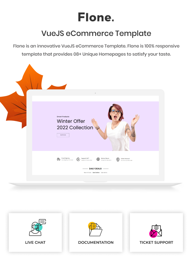 Flone - VueJS eCommerce Template