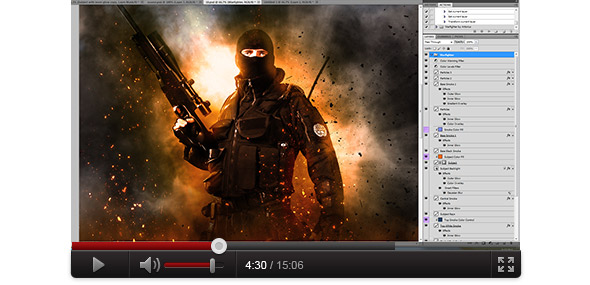 Warfighter Photoshop Action - 1