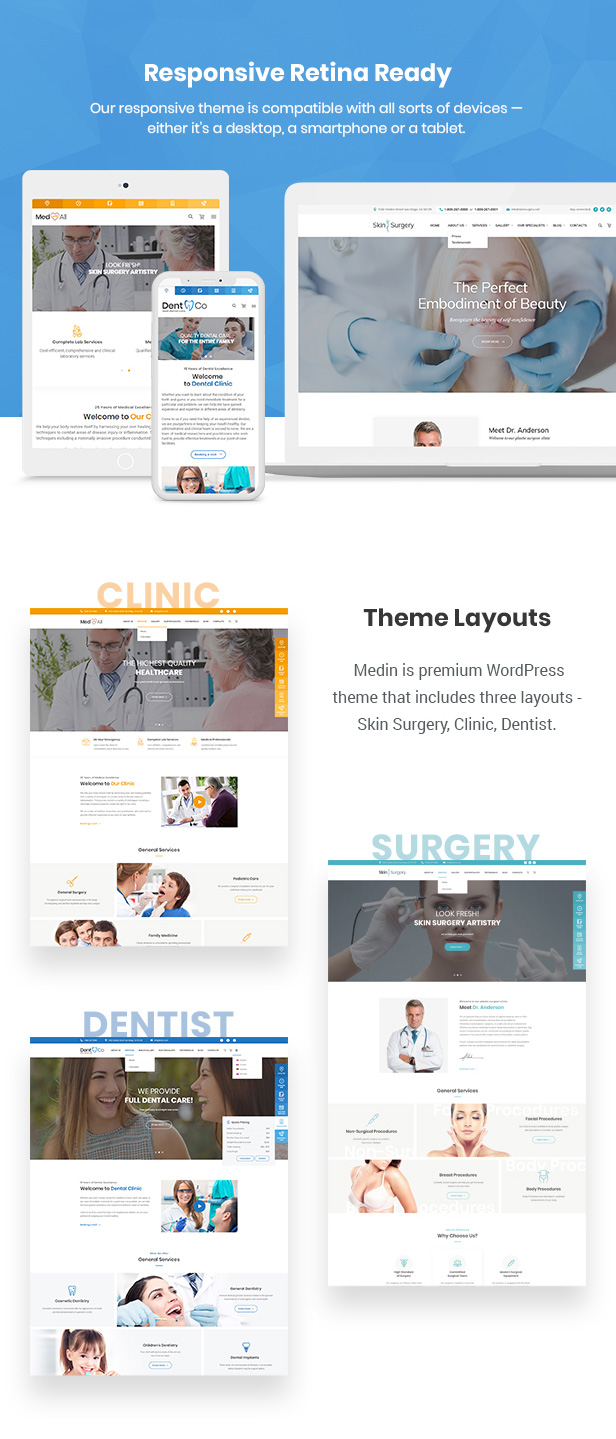 Medin - Medical Center WordPress Theme - 5