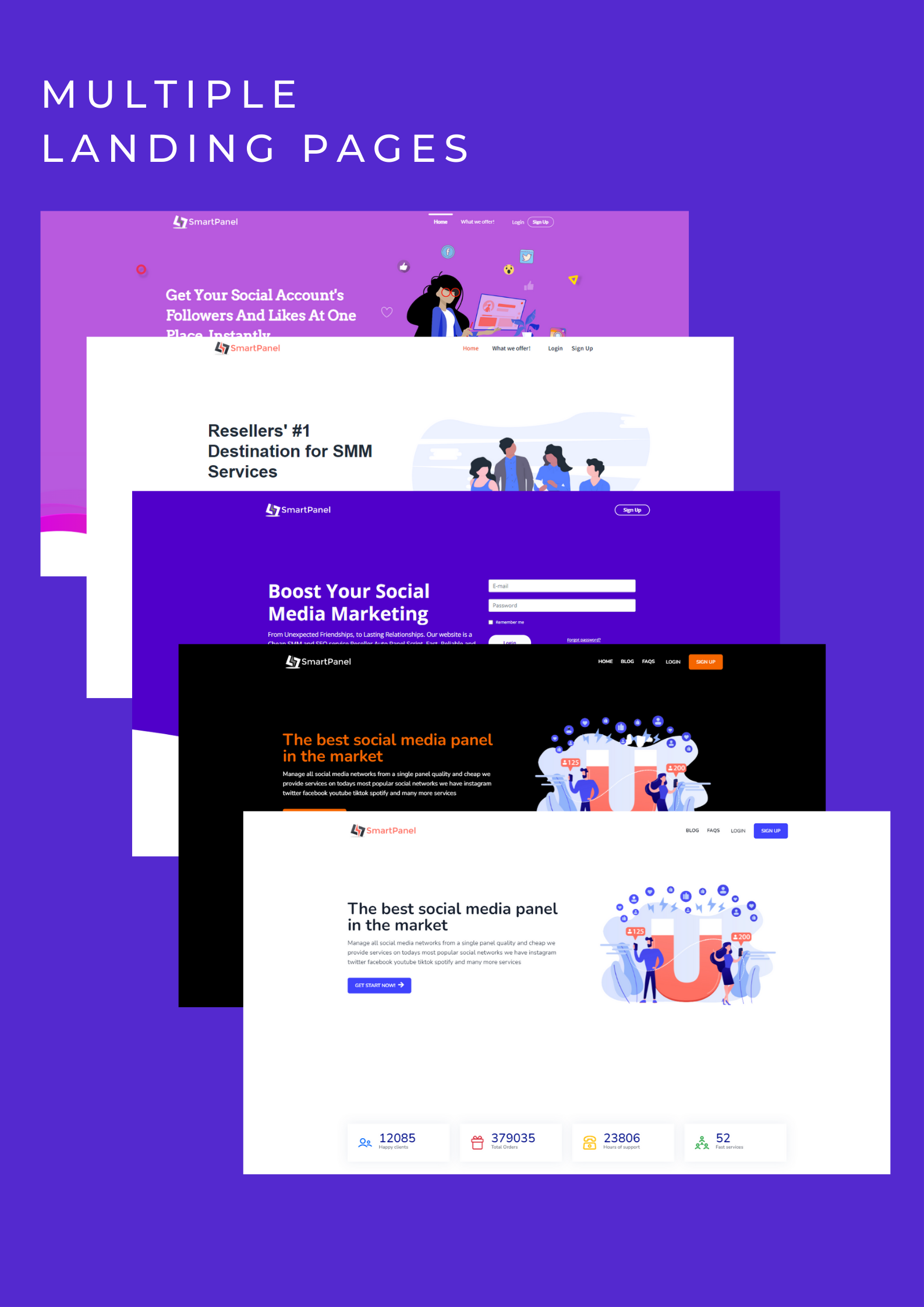 Smartpanel - Multi Landing page