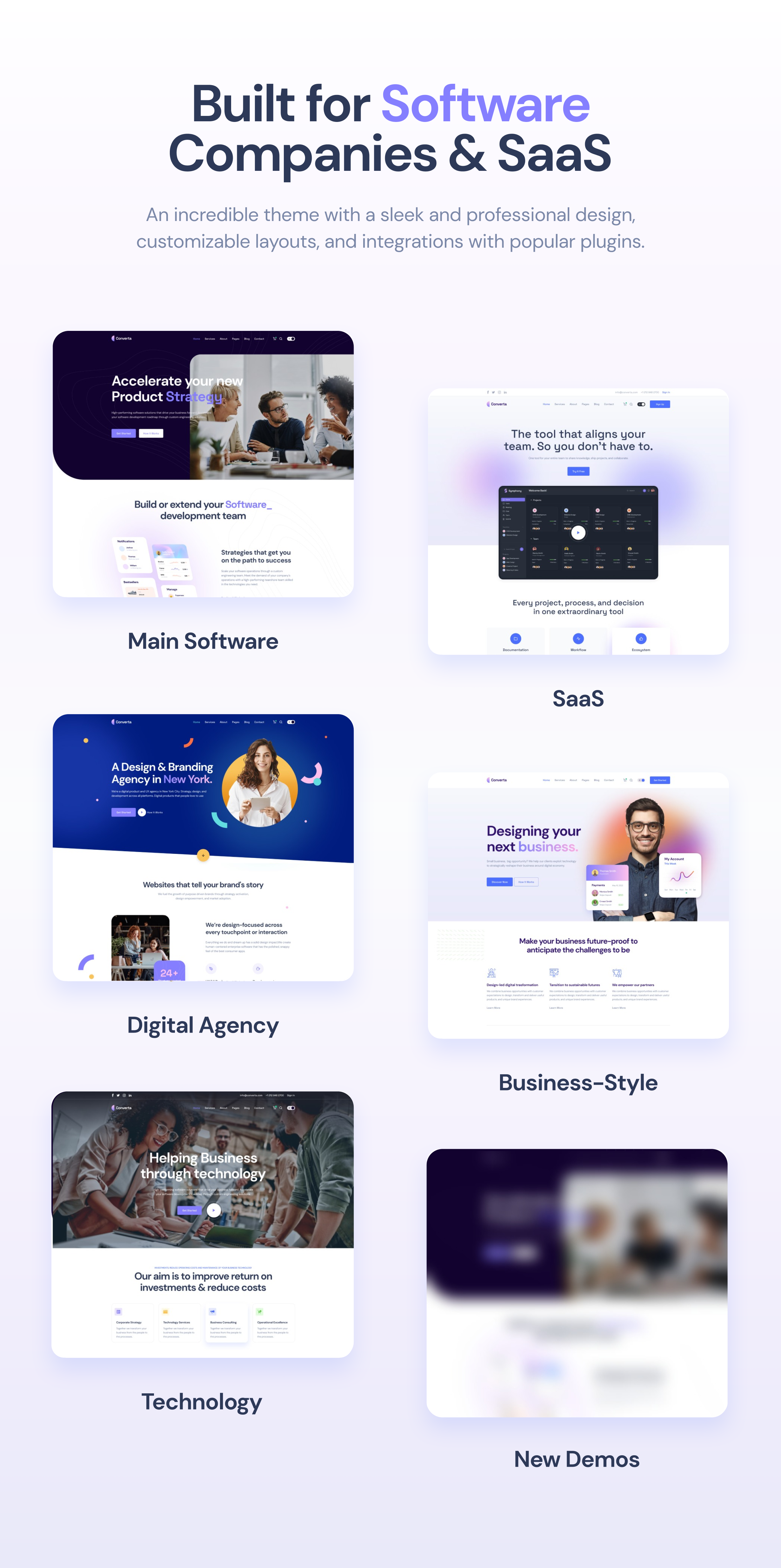 Converta - Software Company Theme - 1