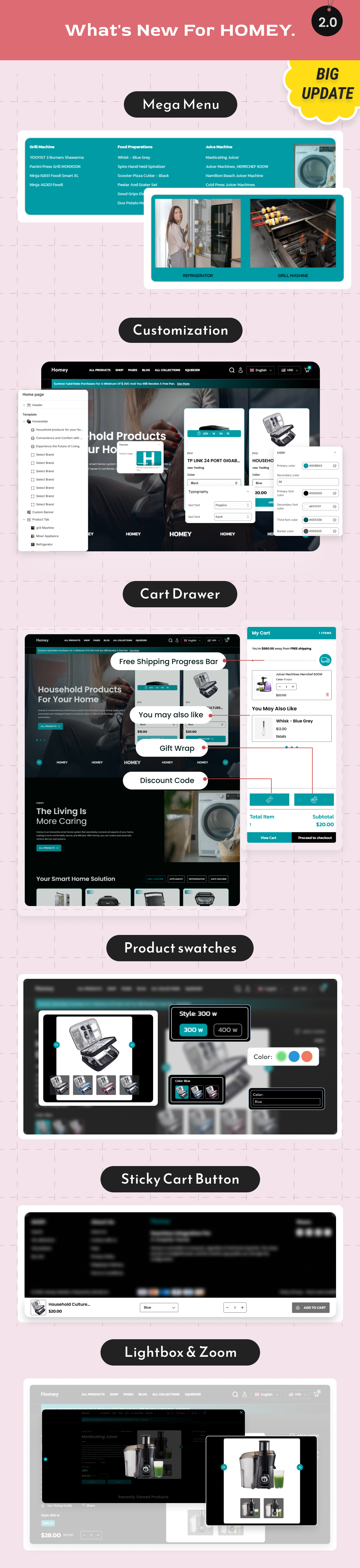Homey - Kitchen Tools Responsive Shopify 2.0 Store - 6