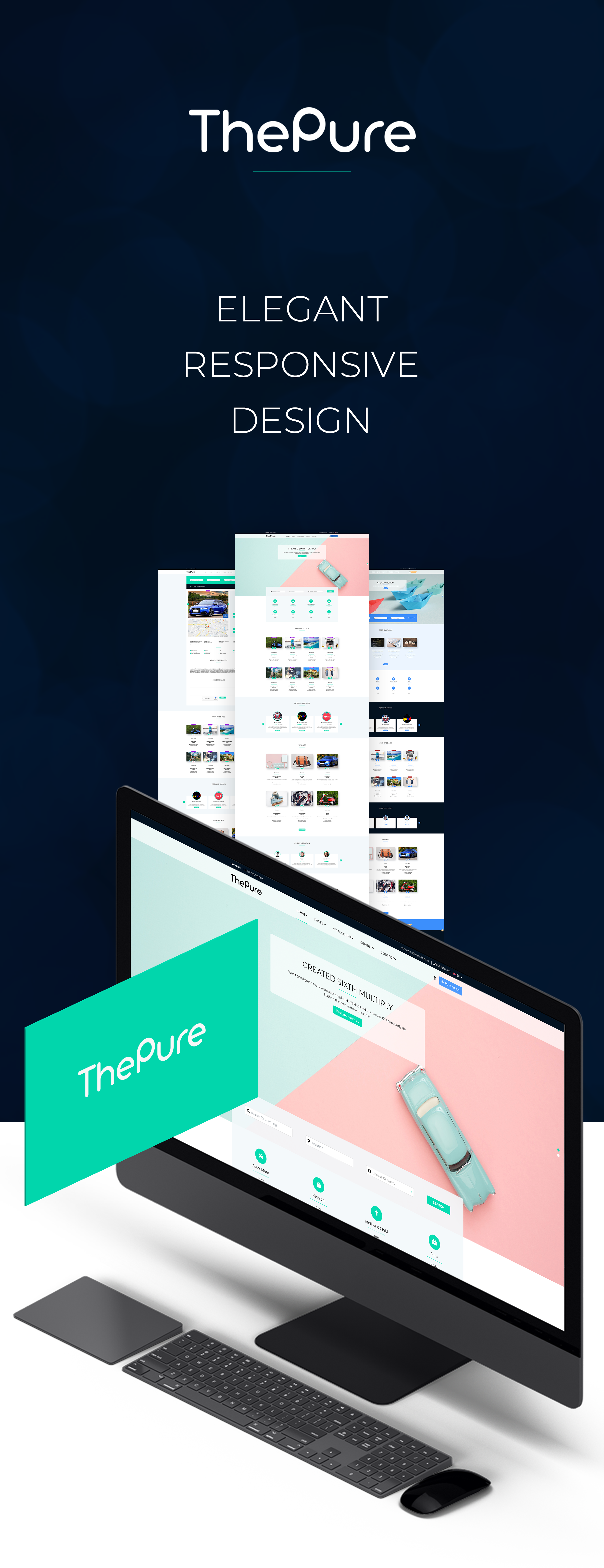 Thepure Classified Ads Html Template By Coderseden Themeforest